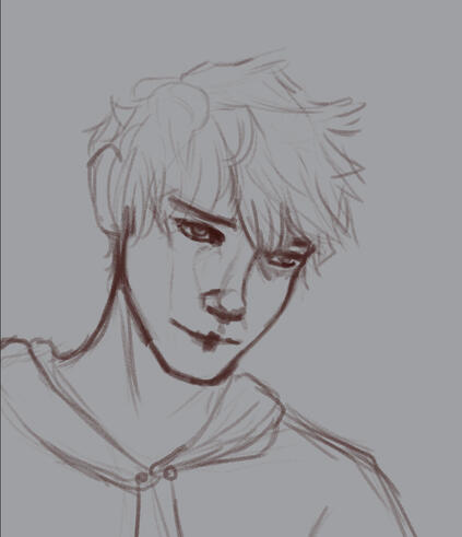 Head shot sketch